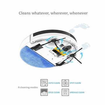 ILIFE Robot Vacuum Cleaner Pearl White